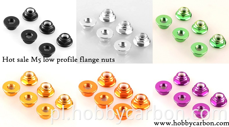 flange type aluminum prop nut